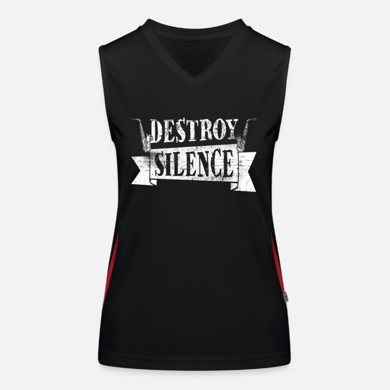 saxophone Women's Functional Contrast Tank Top