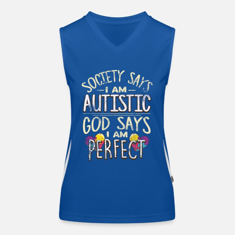 autistic Women's Functional Contrast Tank Top