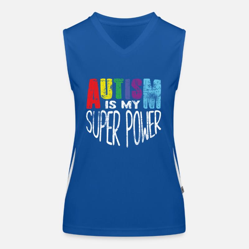 autism Women's Functional Contrast Tank Top