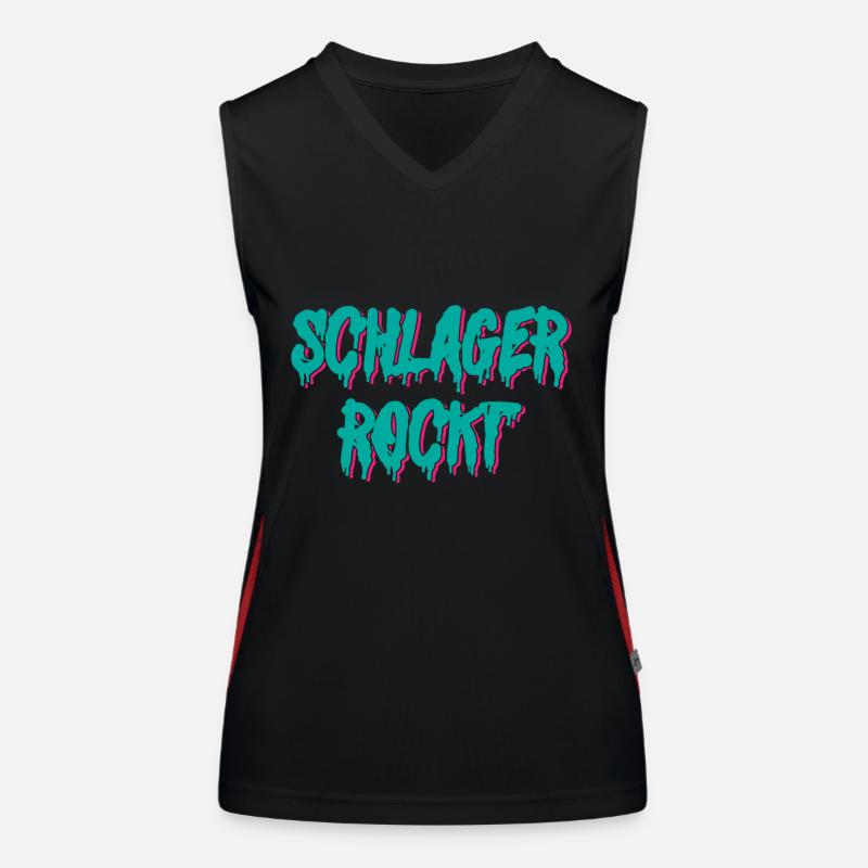 Schlager Funktionelles Kontrast-Tank Top für Frauen