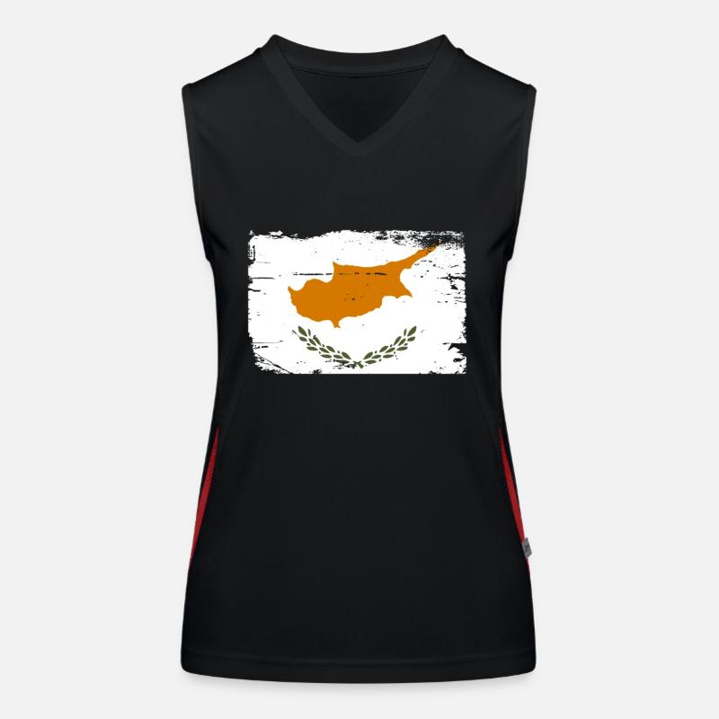 Zypern Funktionelles Kontrast-Tank Top für Frauen