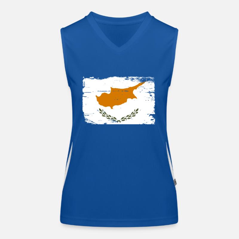 Zypern Funktionelles Kontrast-Tank Top für Frauen