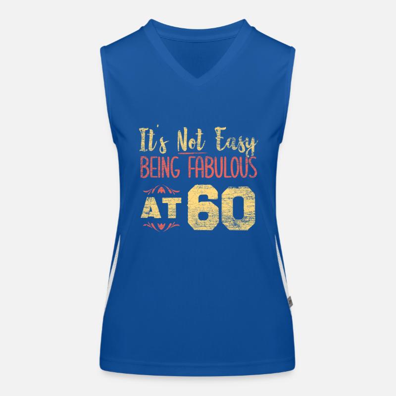 60th birthday Women's Functional Contrast Tank Top