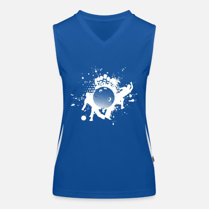 bowling Débardeur respirant contrasté Femme