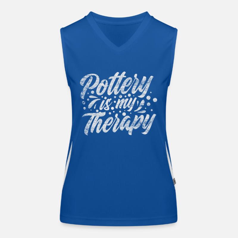 Töpfern Funktionelles Kontrast-Tank Top für Frauen