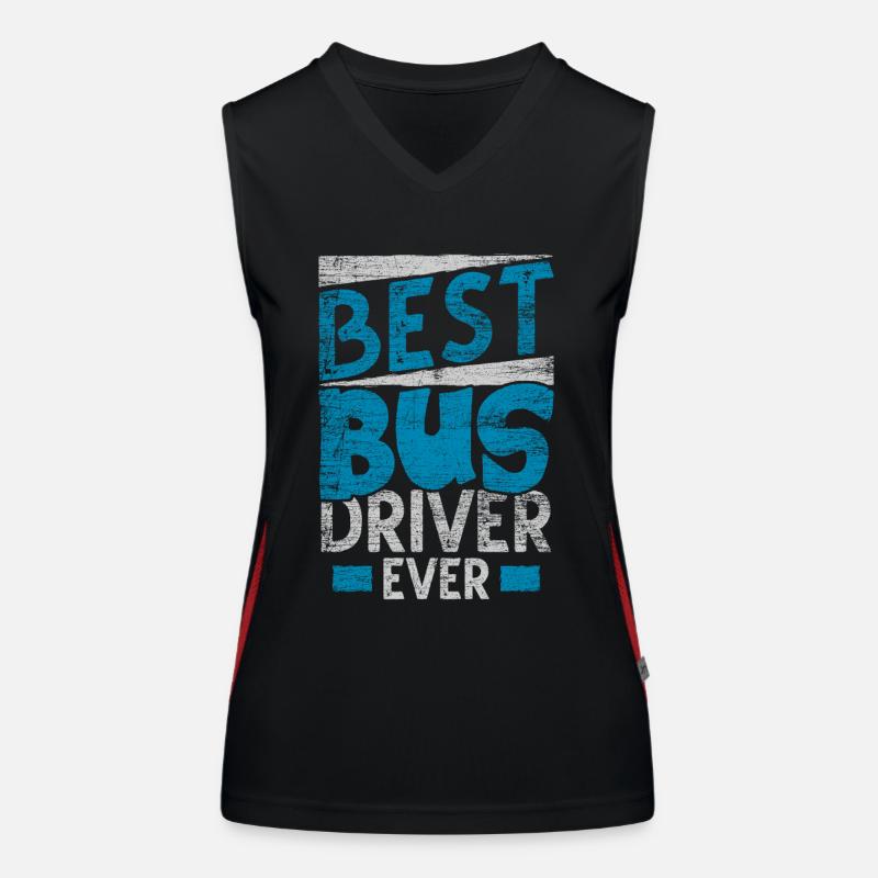 Busfahrer Funktionelles Kontrast-Tank Top für Frauen