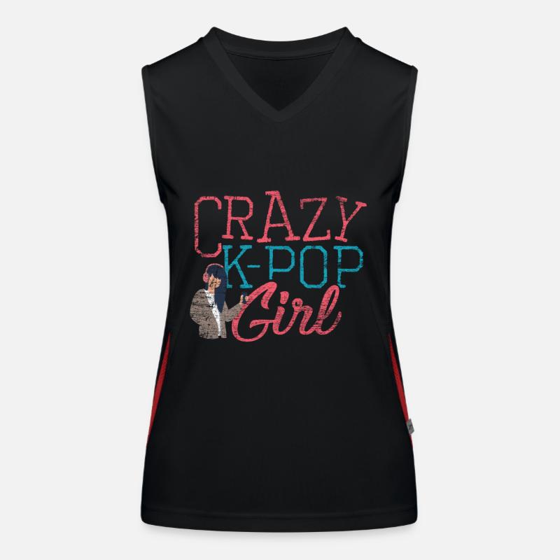 K-POP Funktionelles Kontrast-Tank Top für Frauen