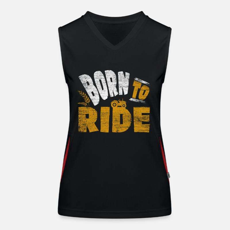 Traktor Funktionelles Kontrast-Tank Top für Frauen