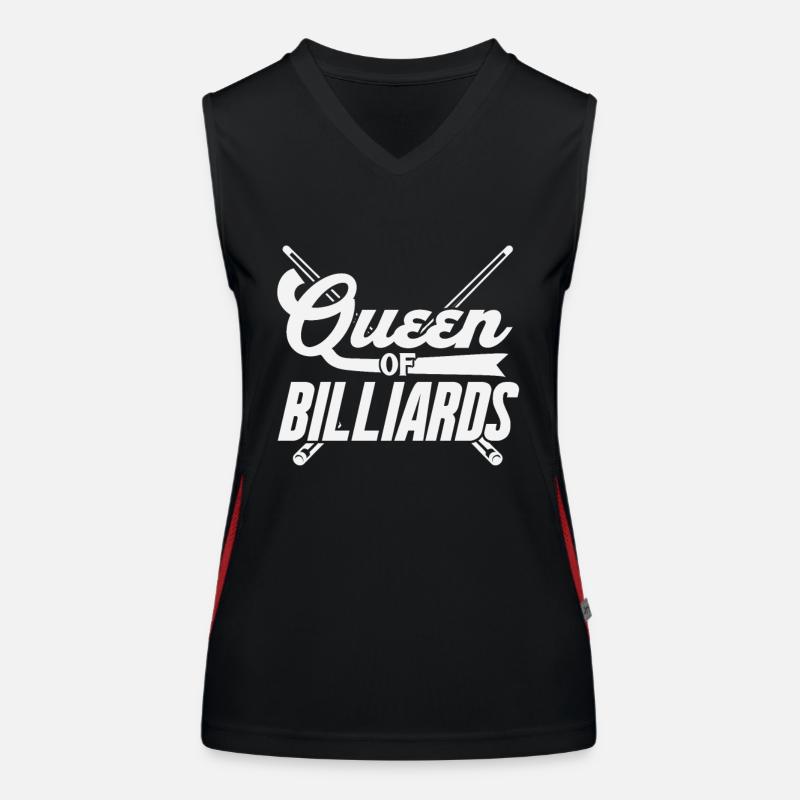 Billard Funktionelles Kontrast-Tank Top für Frauen