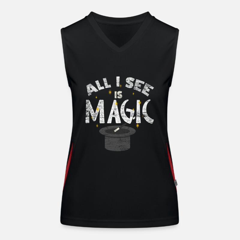 Magic magician Women's Functional Contrast Tank Top