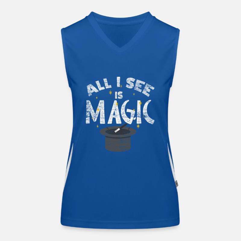 Magic magician Women's Functional Contrast Tank Top