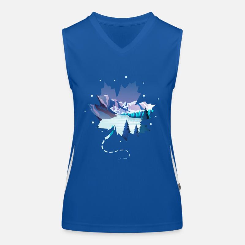 Le Canada Débardeur respirant contrasté Femme