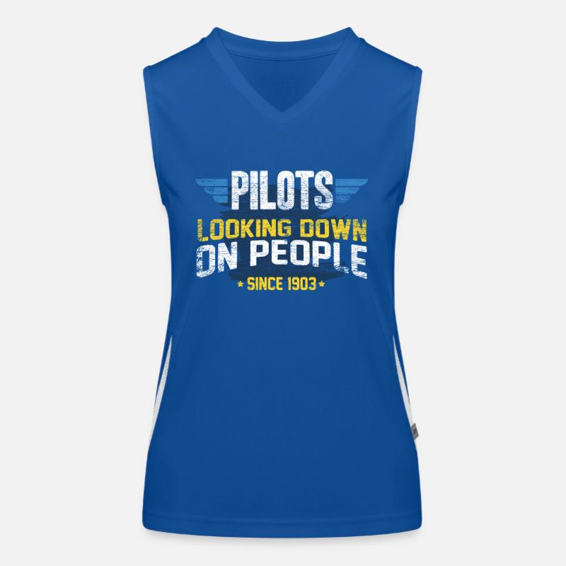 Pilot Funktionelles Kontrast-Tank Top für Frauen