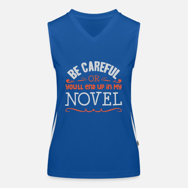 Writer book author Women's Functional Contrast Tank Top