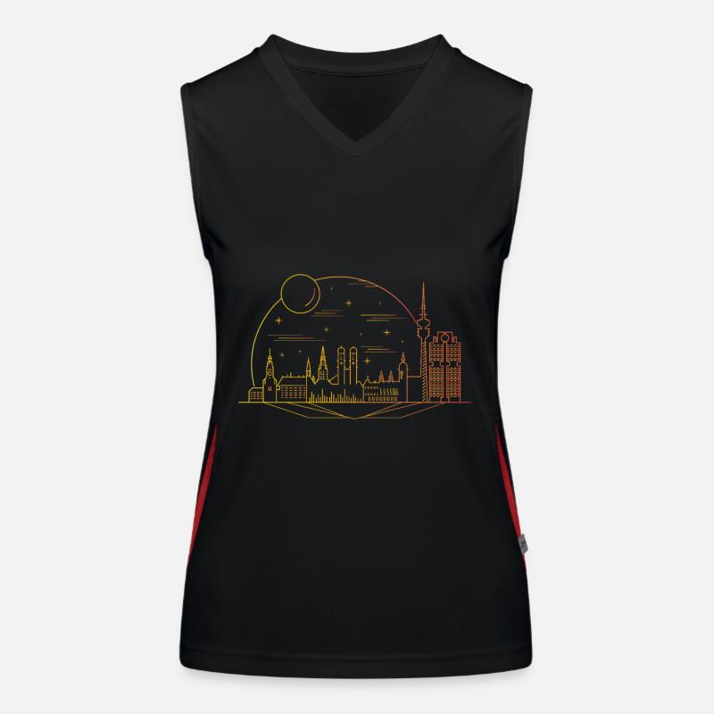 München Funktionelles Kontrast-Tank Top für Frauen
