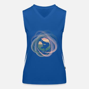 Breakdance Débardeur respirant contrasté Femme