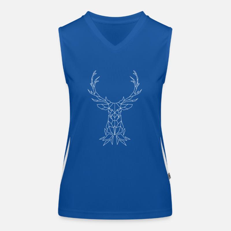 Polygone de cerf Débardeur respirant contrasté Femme