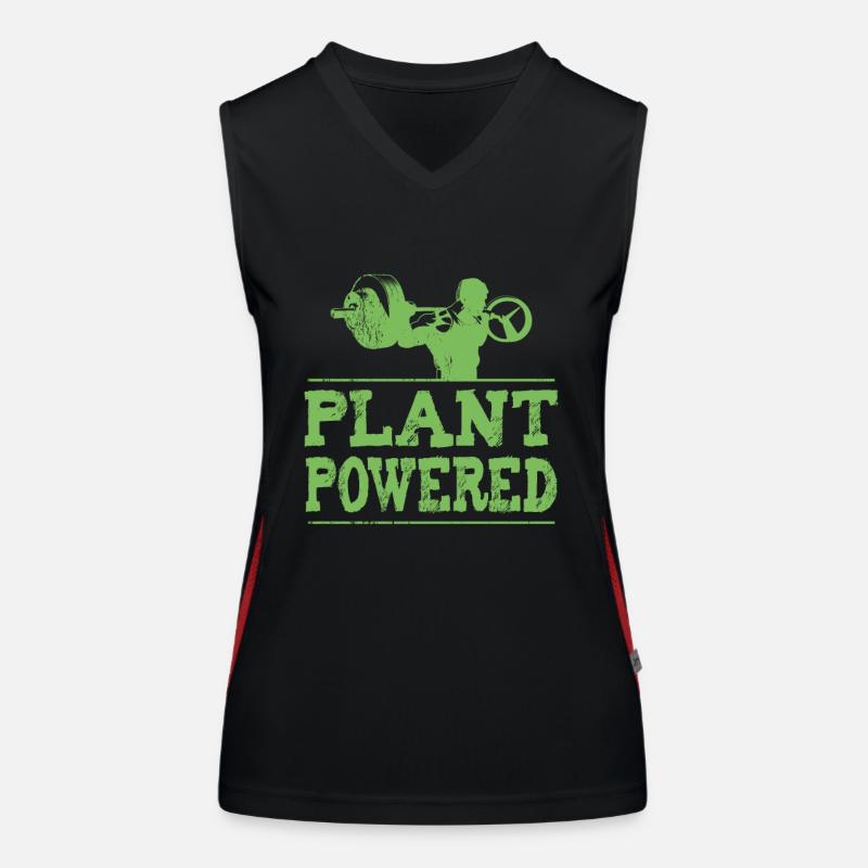 Vegan Bodybuilding Funktionelles Kontrast-Tank Top für Frauen