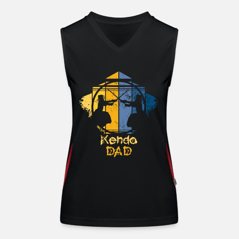 Kendo dad Women's Functional Contrast Tank Top
