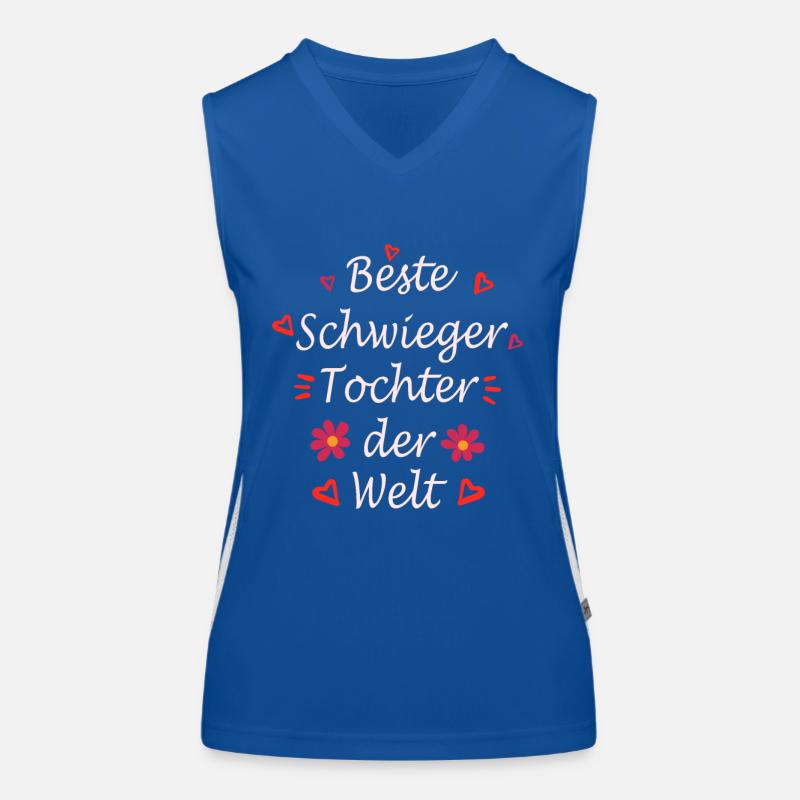 Beste Schwiegertochter Funktionelles Kontrast-Tank Top für Frauen