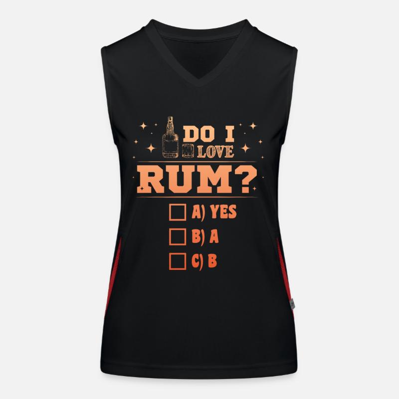 Rum Trinker Women's Functional Contrast Tank Top