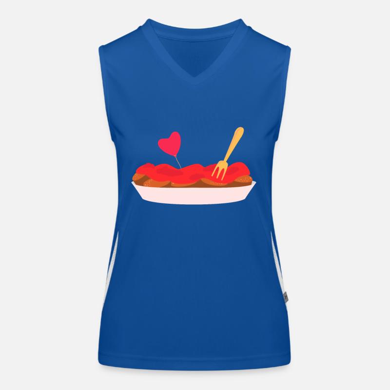 Currywurst Women's Functional Contrast Tank Top