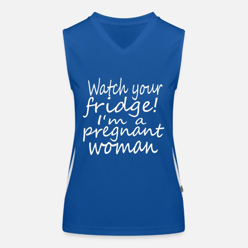 Manger enceinte Débardeur respirant contrasté Femme