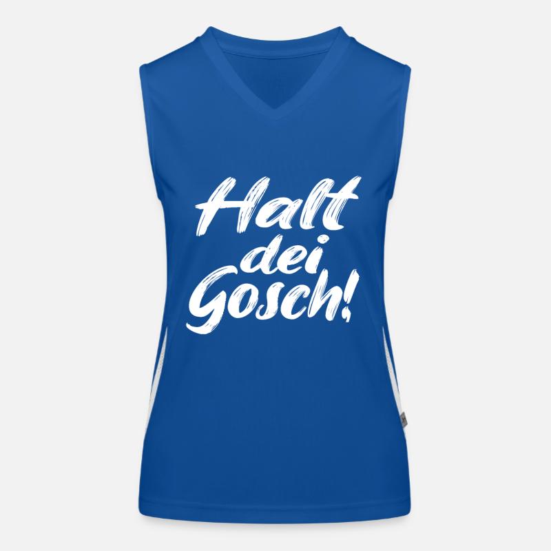 Halt dei Gosch Funktionelles Kontrast-Tank Top für Frauen