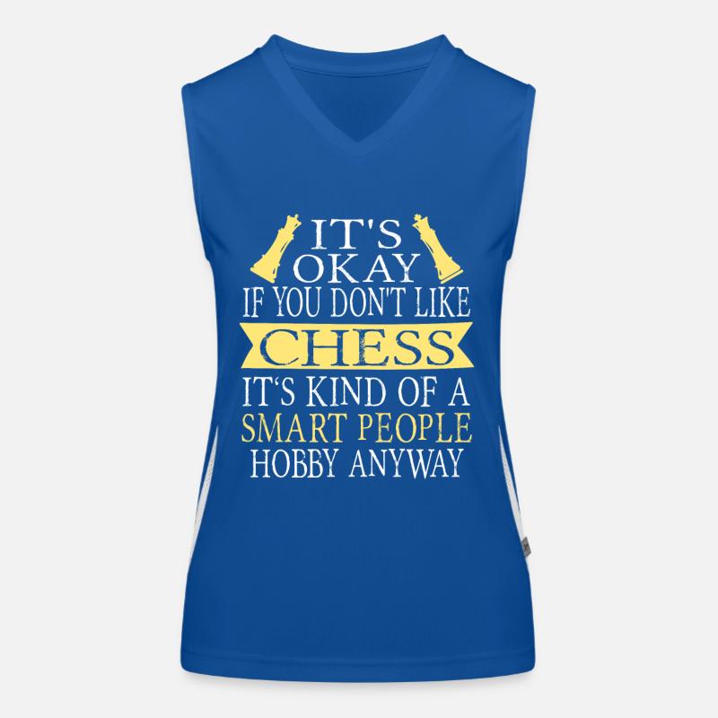 Chess Funktionelles Kontrast-Tank Top für Frauen