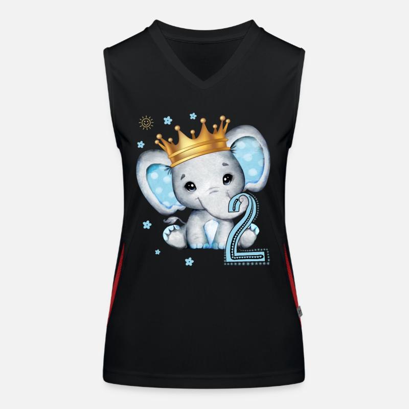Kinder Geburtstagsgeschenk 2 Jahre Junge Funktionelles Kontrast-Tank Top für Frauen