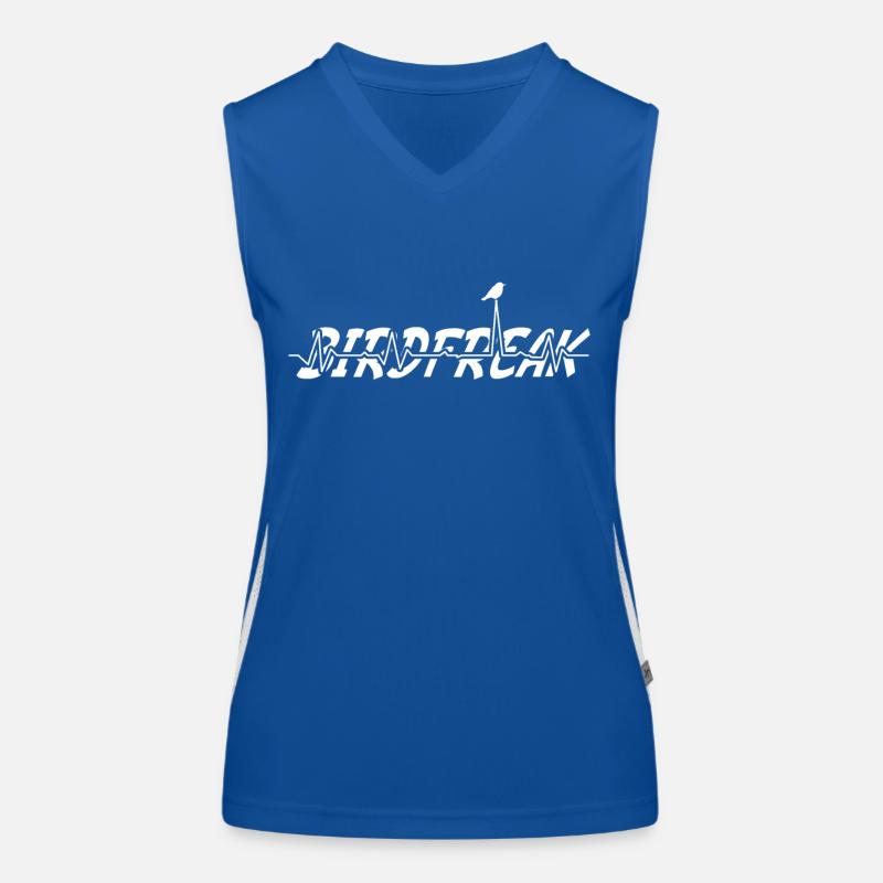 Birdfreak - Bird Nerd Heartbeat - Observation des oiseaux Débardeur respirant contrasté Femme