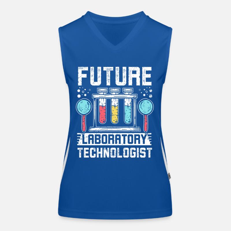 Future laboratory technologist Funktionelles Kontrast-Tank Top für Frauen