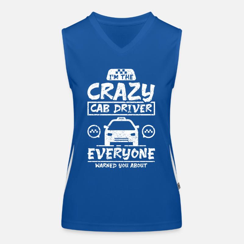 The crazy cab driver Women's Functional Contrast Tank Top