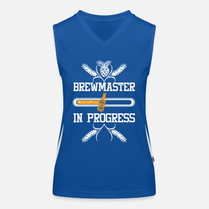 Brewmaster in progress Funktionelles Kontrast-Tank Top für Frauen