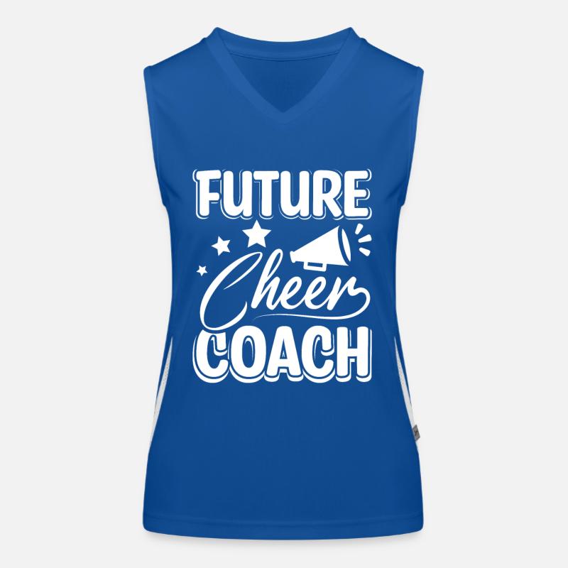 Future cheer coach Funktionelles Kontrast-Tank Top für Frauen