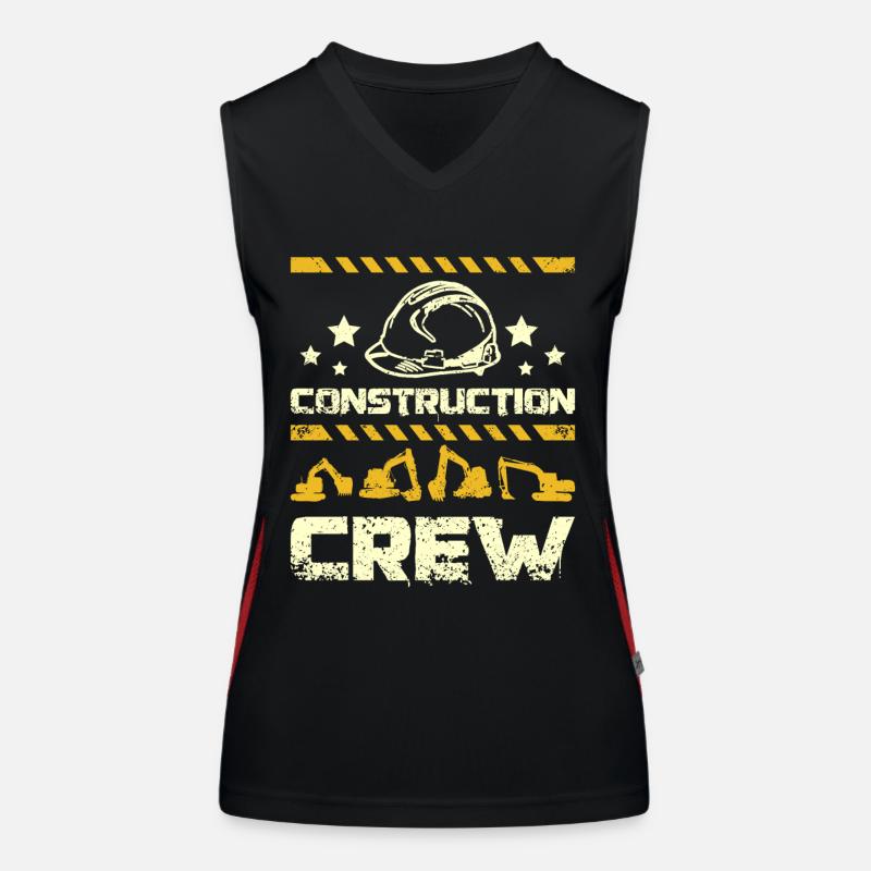Équipe de construction Débardeur respirant contrasté Femme