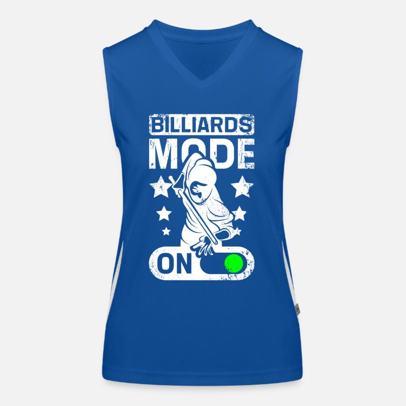 Billiards mode on Funktionelles Kontrast-Tank Top für Frauen
