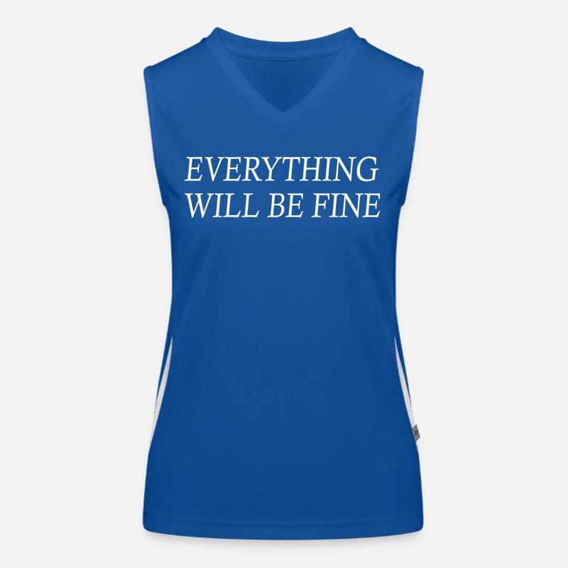 everything will be fine Débardeur respirant contrasté Femme