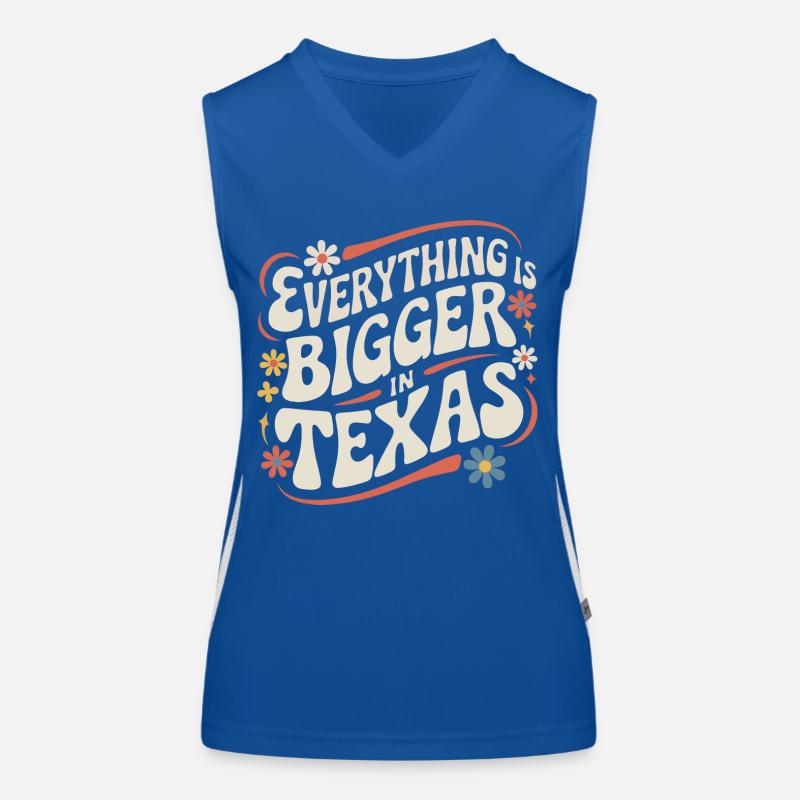 Texas State Texaner Texas Funktionelles Kontrast-Tank Top für Frauen