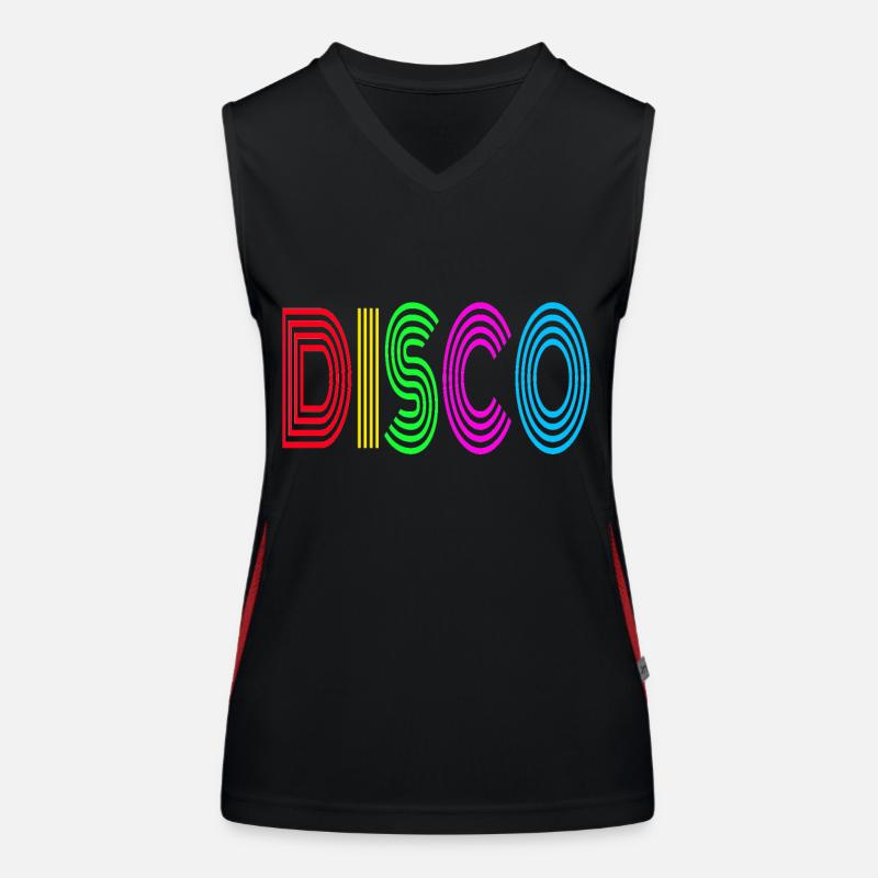 70s disco Women's Functional Contrast Tank Top