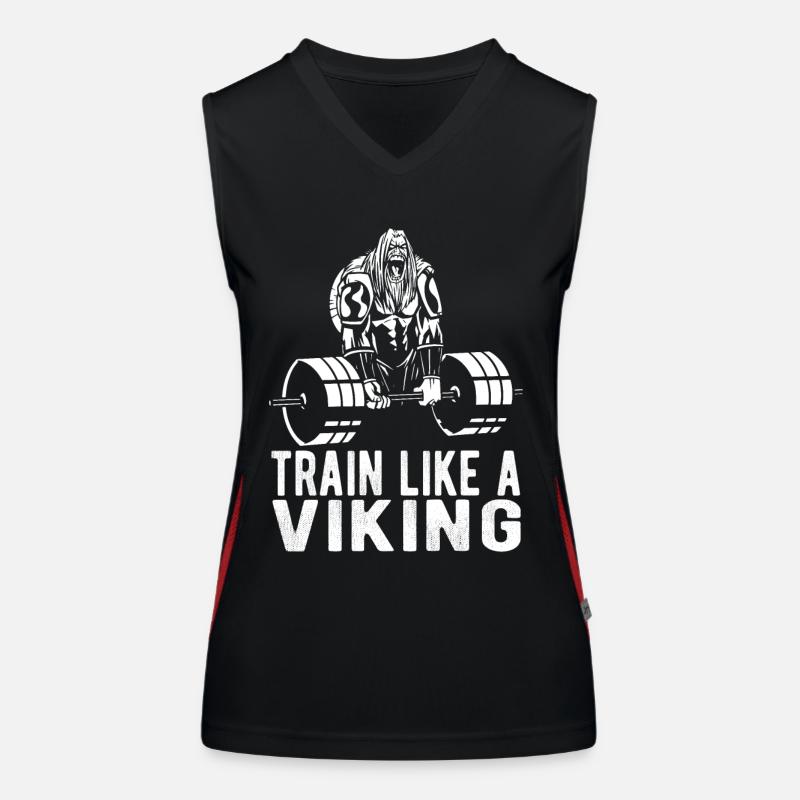 Bodybuilder viking Débardeur respirant contrasté Femme