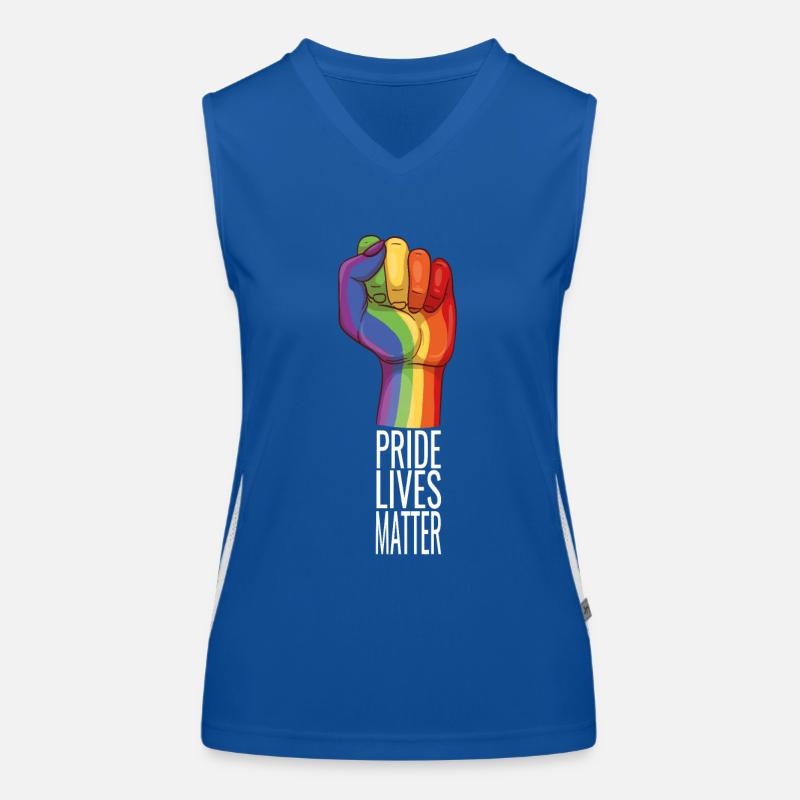 Pride rainbow Women's Functional Contrast Tank Top