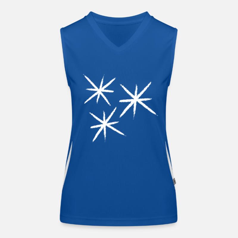 Sterne Funktionelles Kontrast-Tank Top für Frauen