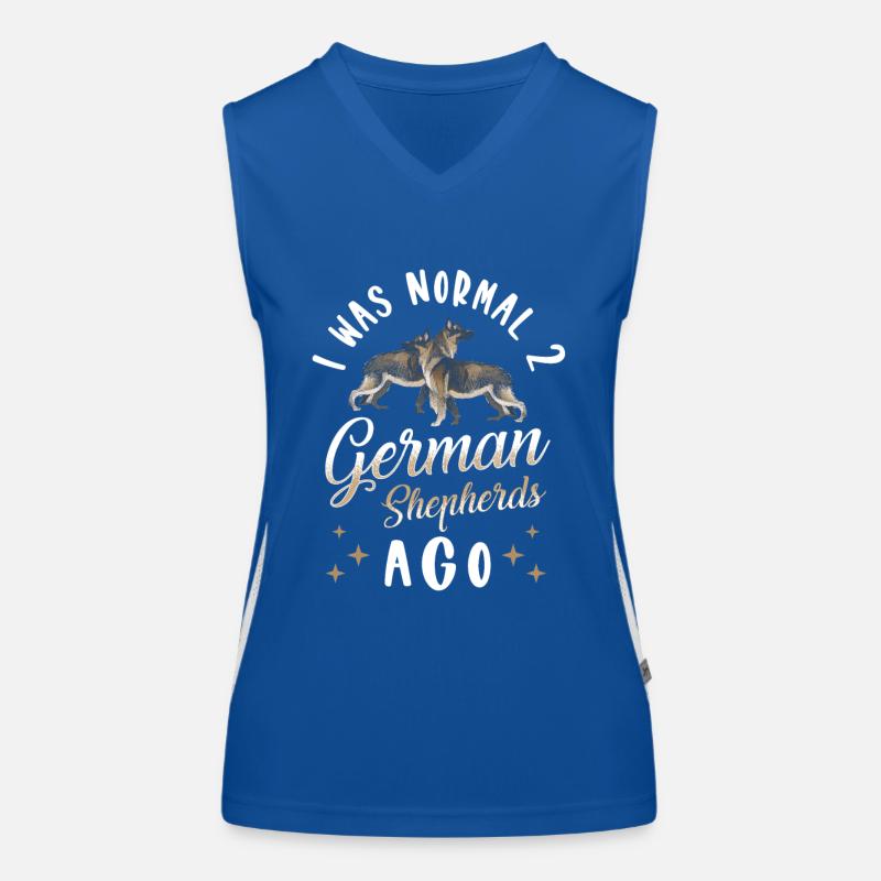 German shepherd sayings Women's Functional Contrast Tank Top