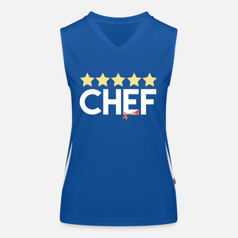 Star chef gift Women's Functional Contrast Tank Top