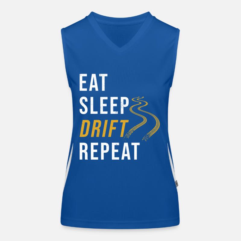 Drift Driftauto Auto Fan Spruch Funktionelles Kontrast-Tank Top für Frauen