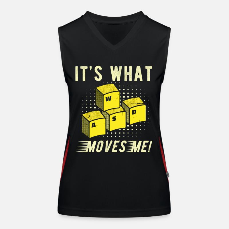 Gamer Gift Computer PC Gaming Women's Functional Contrast Tank Top