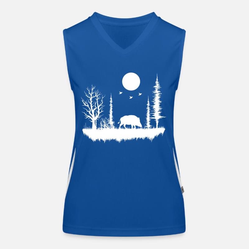 Forest Nature Wilderness Women's Functional Contrast Tank Top