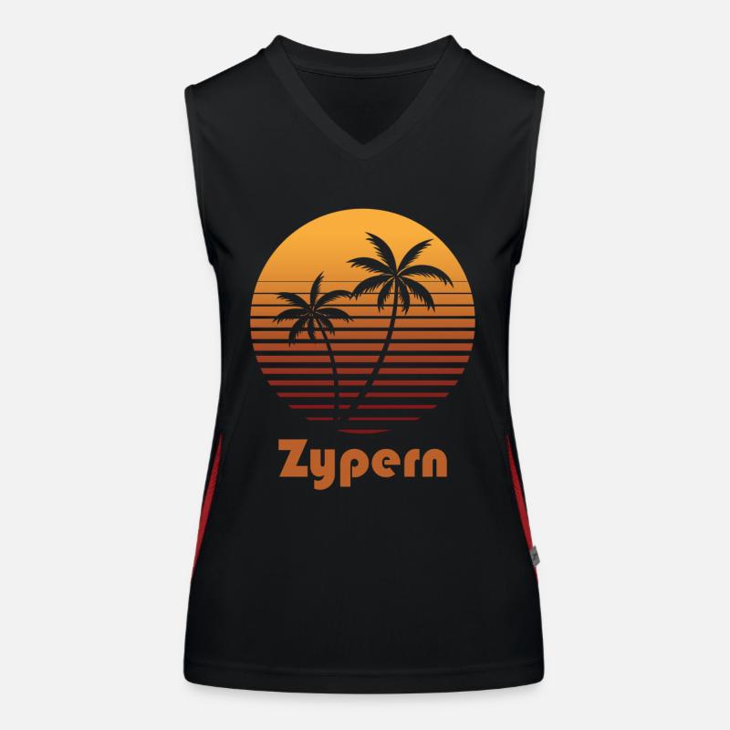 Zypern Funktionelles Kontrast-Tank Top für Frauen