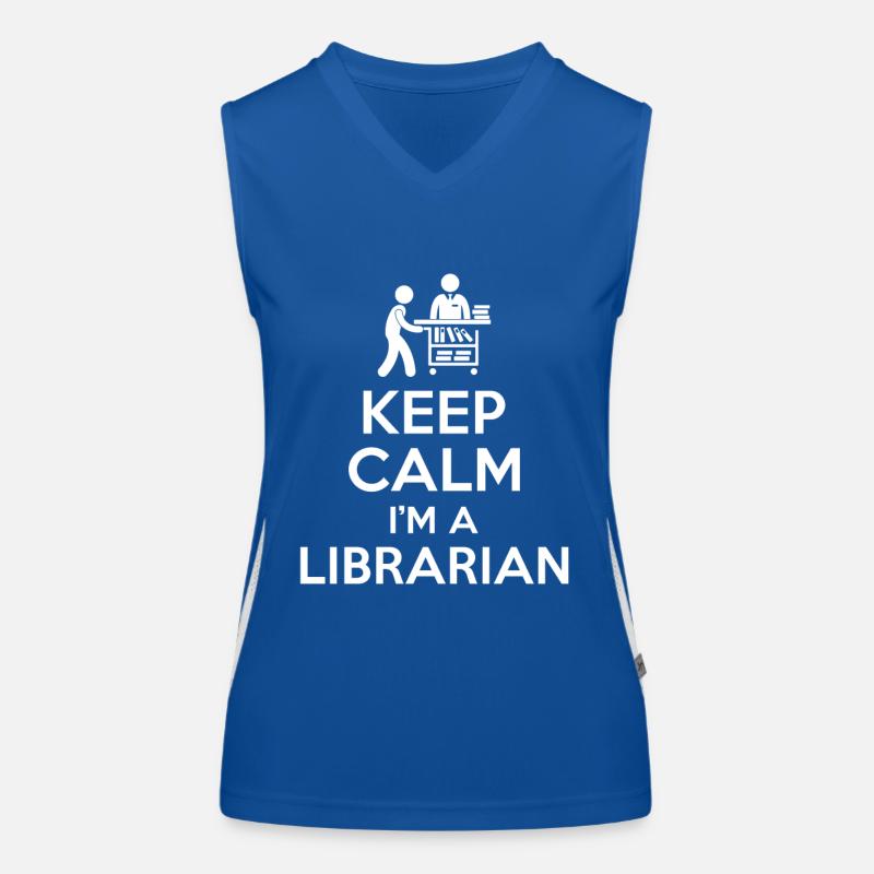 Bibliothécaire Citation Débardeur respirant contrasté Femme